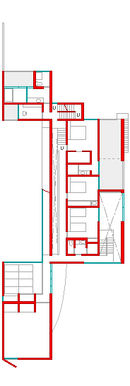 住宅コンペ案 ２階平面図