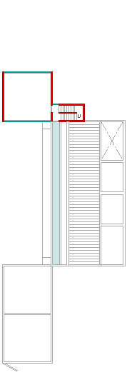 住宅コンペ案 ３階平面図